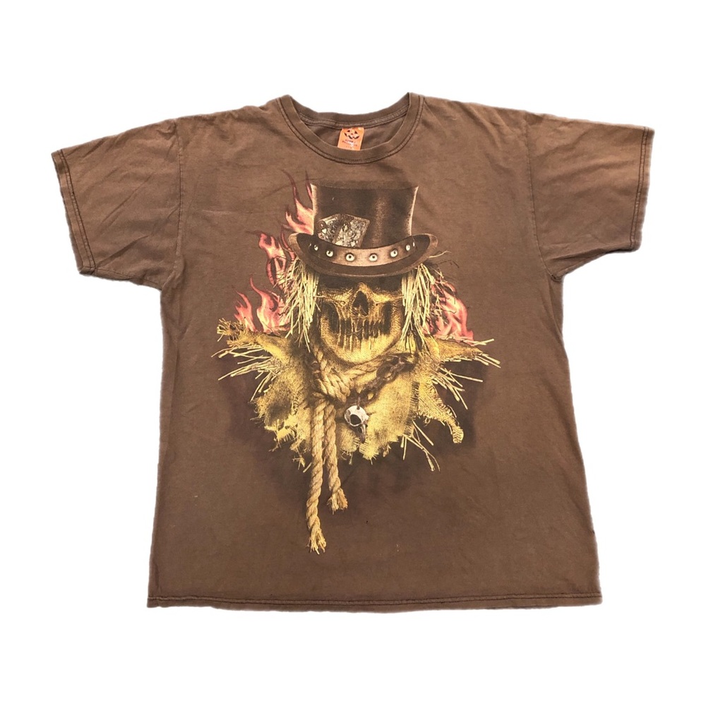 Y2K Halloween Spooky Scarecrow Tee